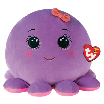 Octavia Purple Octopus | Squish-A-Boo | Large Stuffed Animals Ty Inc.  Paper Skyscraper Gift Shop Charlotte
