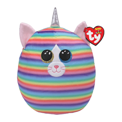 Heather Rainbow Cat 14" Squish Stuffed Animals Ty Inc.  Paper Skyscraper Gift Shop Charlotte