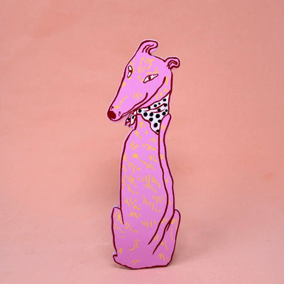 Hot Pink Dog Tails Bookmark Bookmarks Ark Colour Design  Paper Skyscraper Gift Shop Charlotte