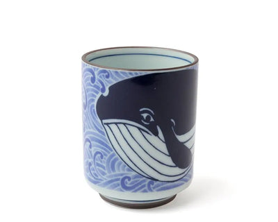 Blue Whale Waves Teacup Kitchen Miya Company  Paper Skyscraper Gift Shop Charlotte