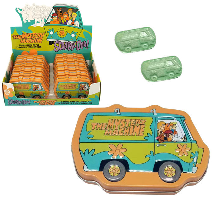 Scooby-Doo Mystery Machine Tine with Green Apple Candy Food - Chocolates & Candy Redstone Foods  Paper Skyscraper Gift Shop Charlotte