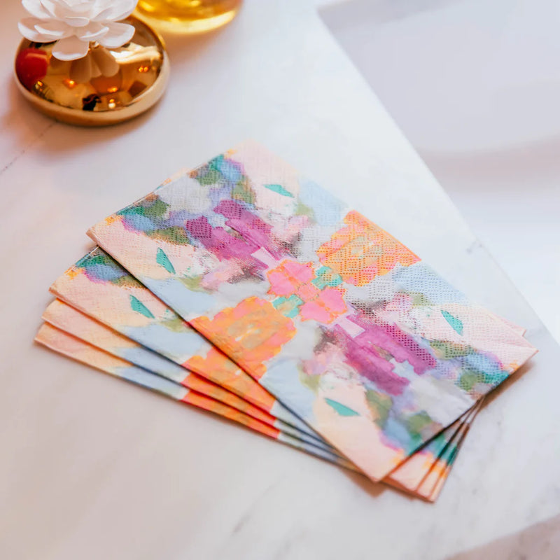 Begonia Guest Towels Partyware Laura Park Designs  Paper Skyscraper Gift Shop Charlotte