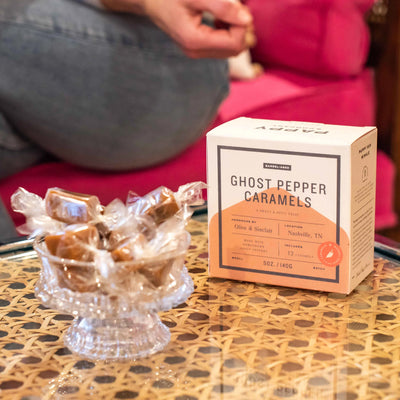 Pappy Van Winkle Barrel Aged Ghost Pepper Caramels  Pappy & Co.  Paper Skyscraper Gift Shop Charlotte