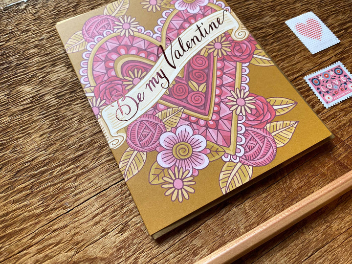 Be My Valentine Card Cards Noteworthy Paper & Press  Paper Skyscraper Gift Shop Charlotte