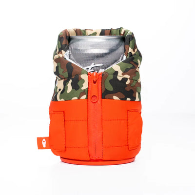 THE PUFFY VEST | PUFFIN RED/WOODSY CAMO Drink & Barware Puffin  Paper Skyscraper Gift Shop Charlotte