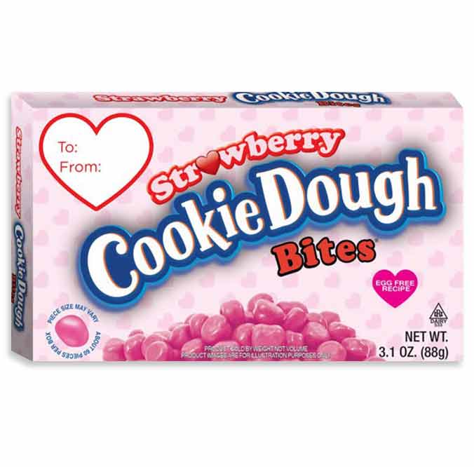 Strawberry Cookie Dough Bites Theater Box Valentine's Day Redstone Foods  Paper Skyscraper Gift Shop Charlotte
