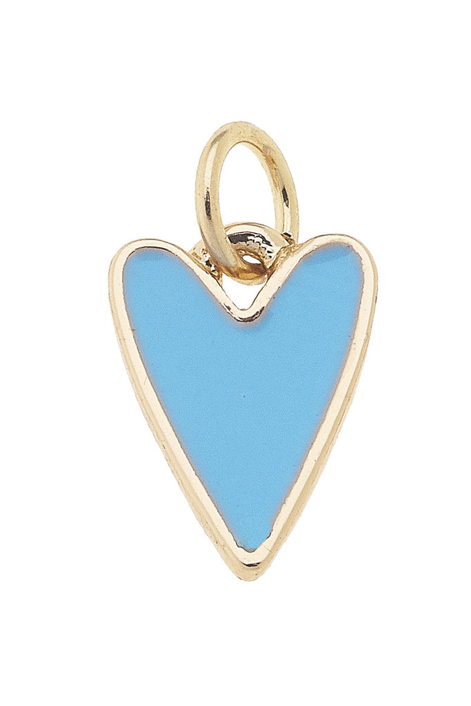 Heart Enamel Charm Accessories Canvas Style Paper Skyscraper Gift Shop Charlotte
