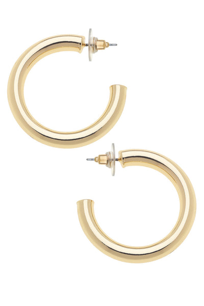 Arabella Hoop Earrings Accessories Canvas Style Paper Skyscraper Gift Shop Charlotte