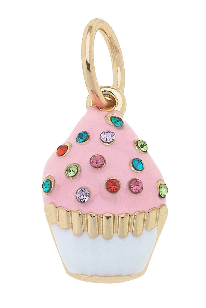 Bejeweled Cupcake Charm Accessories Canvas Style Paper Skyscraper Gift Shop Charlotte