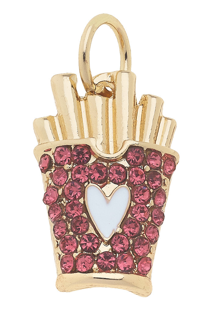 Pave French Fries Charm Accessories Canvas Style Paper Skyscraper Gift Shop Charlotte