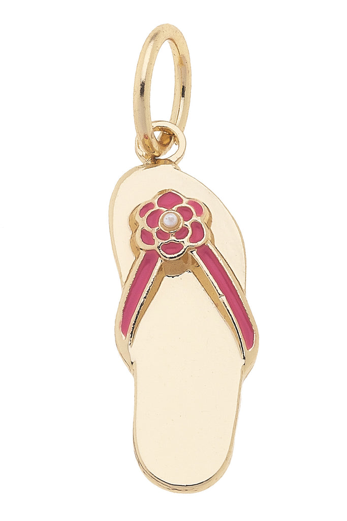 Flip Flop Charm Accessories Canvas Style Paper Skyscraper Gift Shop Charlotte