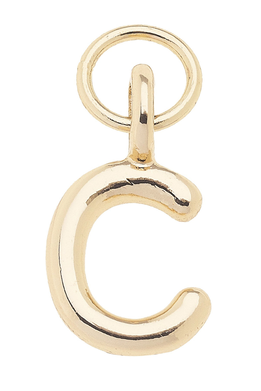 Mini "C" Initial Charm Accessories Canvas Style Paper Skyscraper Gift Shop Charlotte