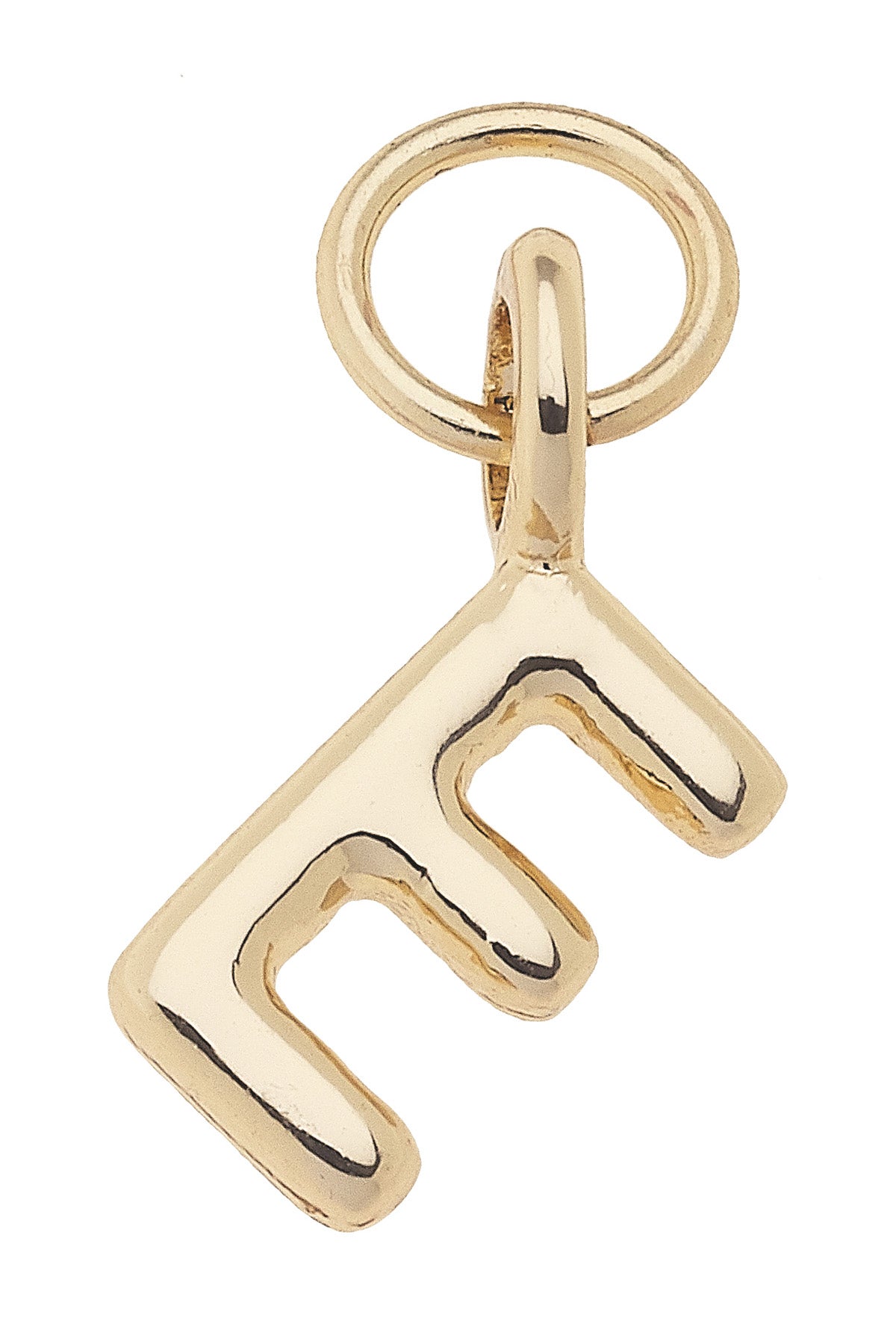 Mini "E" Initial Charm Accessories Canvas Style Paper Skyscraper Gift Shop Charlotte