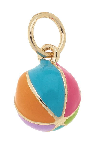 3-D Beach Ball Charm Accessories Canvas Style Paper Skyscraper Gift Shop Charlotte