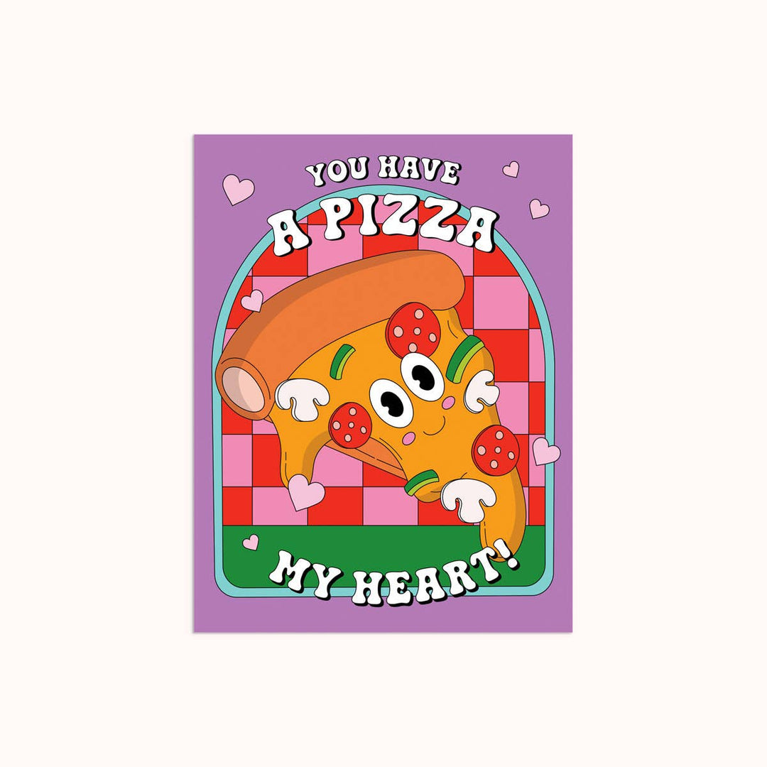Pizza My Heart | Valentine's Day Cards Party Mountain Paper co.  Paper Skyscraper Gift Shop Charlotte