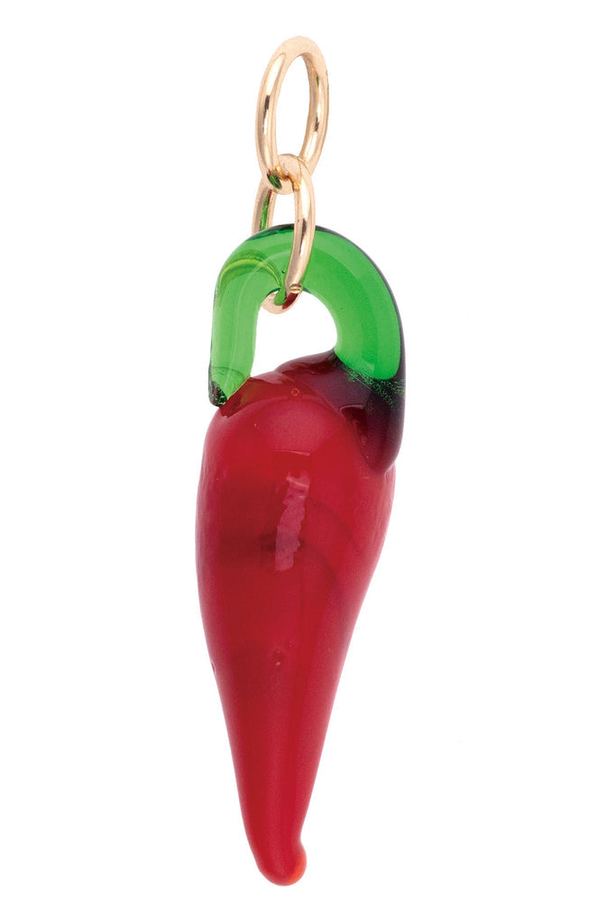 Glass Chili Pepper Charm Accessories Canvas Style Paper Skyscraper Gift Shop Charlotte