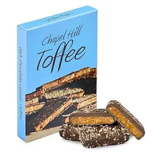 Chapel Hill Toffee Dark Chocolate & Pecan | 2oz Food - Chocolates & Candy Chapel Hill Toffee Paper Skyscraper Gift Shop Charlotte