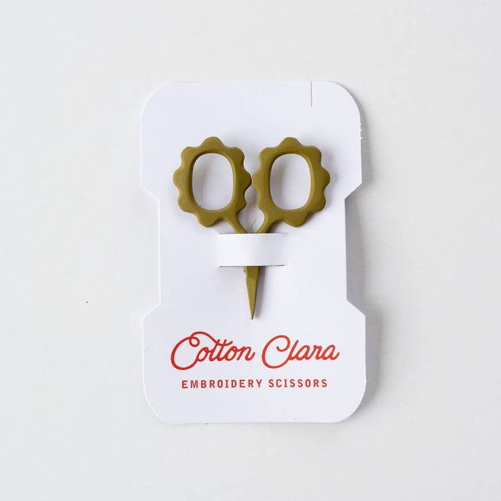 Mini Sunflower Embroidery Scissors: Turquoise