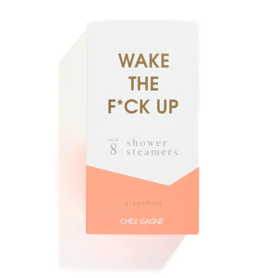 Wake the F*ck Up Shower Steamers Cards Chez Gagné  Paper Skyscraper Gift Shop Charlotte