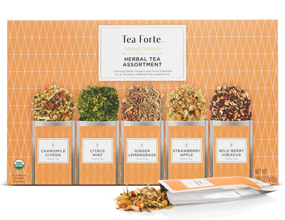 Herbal Tea Assortment Single Steeps Tea Tea Forte  Paper Skyscraper Gift Shop Charlotte