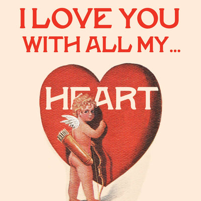 CUPID HEART love card