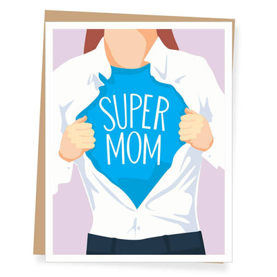 Super Mom Mother's Day Card  Apartment 2 Cards  Paper Skyscraper Gift Shop Charlotte