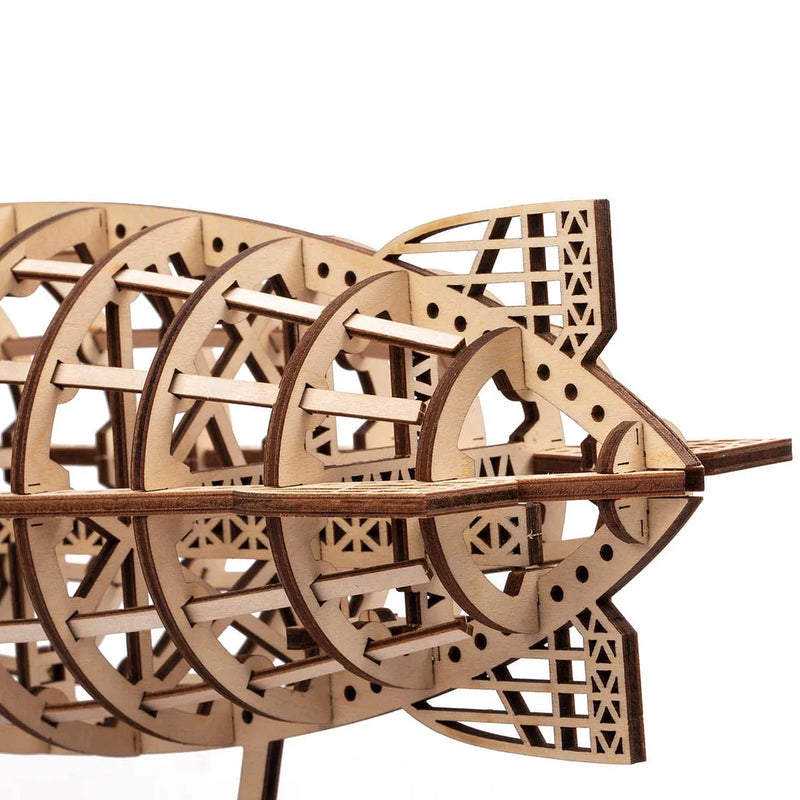 Airship Air Vehicle 3D Wooden Puzzle