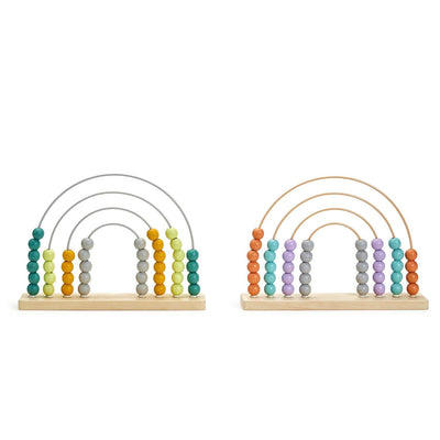 Counting Rainbows Hand-Crafted Wooden Abacus | Assorted Kids Two's Company  Paper Skyscraper Gift Shop Charlotte