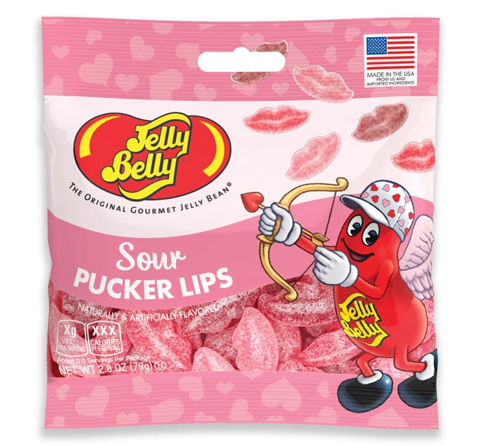 Jelly Belly Sour Pucker Lips Bag Valentine's Day Redstone Foods  Paper Skyscraper Gift Shop Charlotte