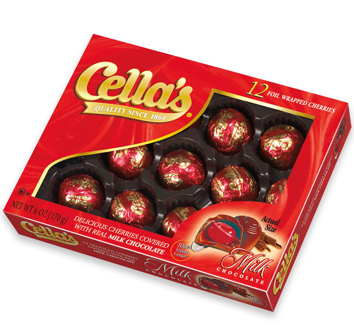 Cella's Chocolate Covered Cherries Gift Box Food - Chocolates & Candy Redstone Foods Paper Skyscraper Gift Shop Charlotte
