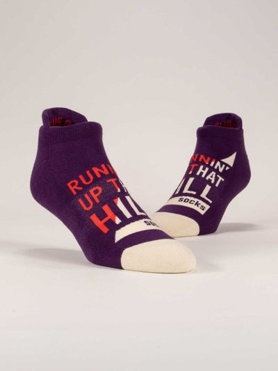 Runnin' Up That Hill Sneaker Socks | L/XL