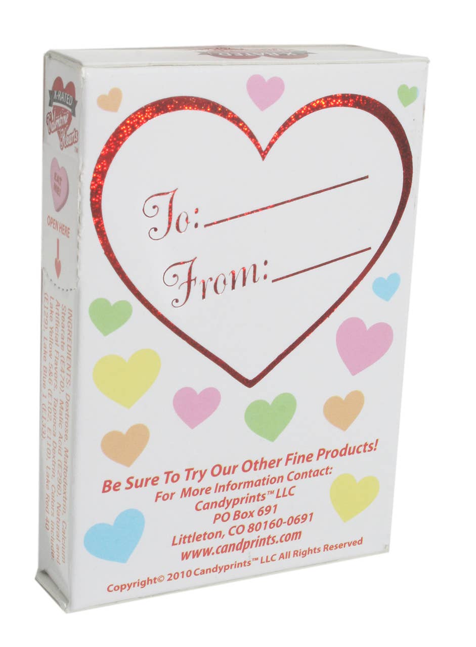 X-Rated Valentine's Day Conversation Heart Candy Food - Chocolates & Candy Little Genie Productions Paper Skyscraper Gift Shop Charlotte