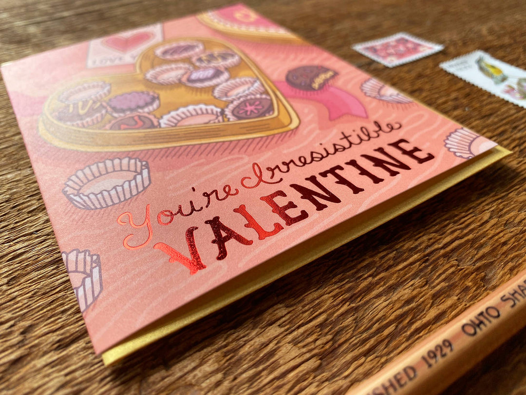 Irresistible Valentine Card Cards Noteworthy Paper & Press  Paper Skyscraper Gift Shop Charlotte