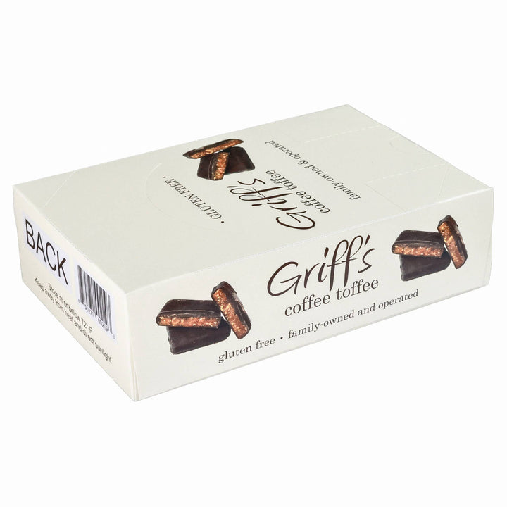 Griff's Coffee Toffee Dark Chocolate Toffee | 1oz Candy & Chocolate Griff's Toffee Paper Skyscraper Gift Shop Charlotte