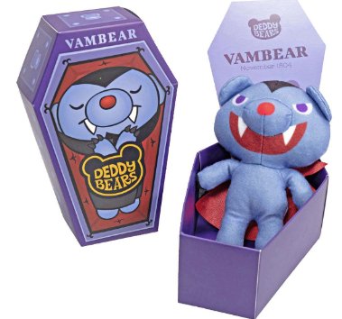 5" Deddy Bear Coffins Kids Toys License 2 Play  Paper Skyscraper Gift Shop Charlotte