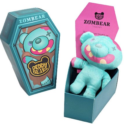 5" Deddy Bear Coffins Kids Toys License 2 Play  Paper Skyscraper Gift Shop Charlotte