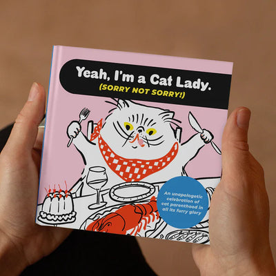 I'm A Cat Lady Sorry Not Sorry Book Pets Knock Knock  Paper Skyscraper Gift Shop Charlotte