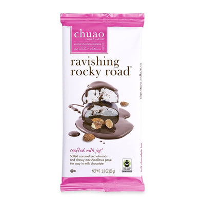 Chuao Ravishing Rocky Road Bar Confectionery Redstone Foods  Paper Skyscraper Gift Shop Charlotte