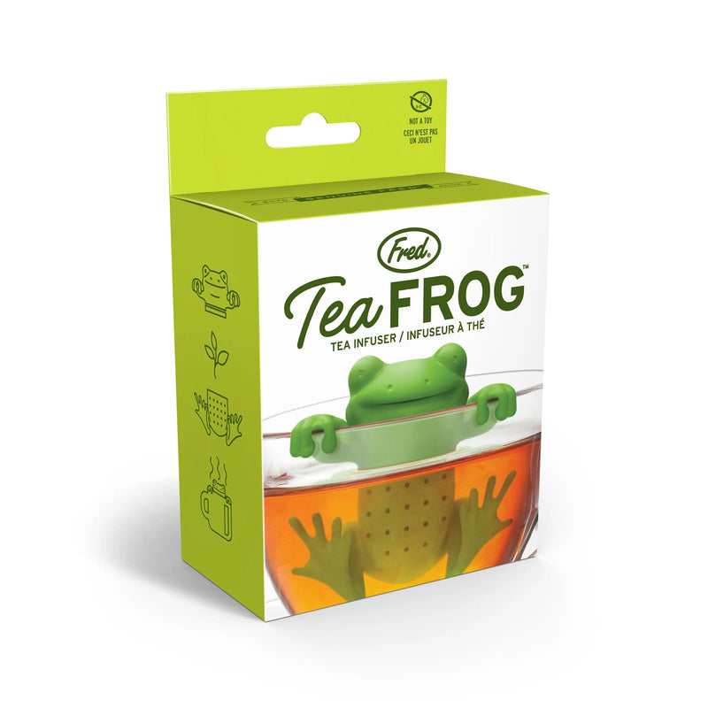 Tea Frog - Tea Infuser Kitchen Fred & Friends  Paper Skyscraper Gift Shop Charlotte