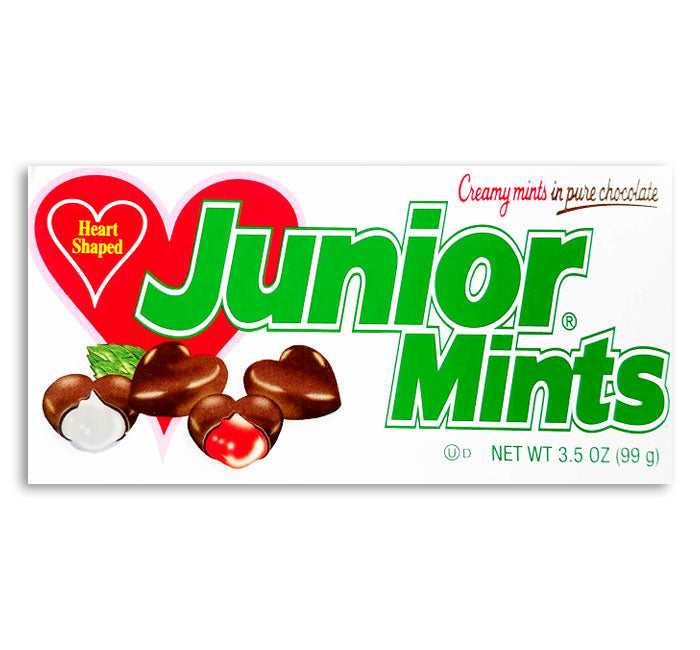 Junior Mints Valentine Hearts Theater Box Food - Chocolates & Candy Nassau Candy Paper Skyscraper Gift Shop Charlotte