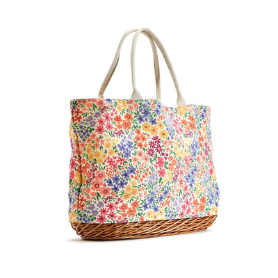 Blooms Basket Tote Bag Totes Two's Company  Paper Skyscraper Gift Shop Charlotte