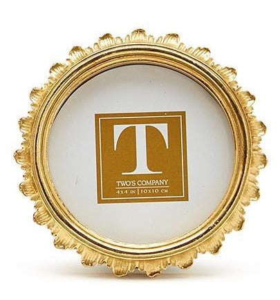 Gold Falcate 4x4 Frame Home Decor Two&