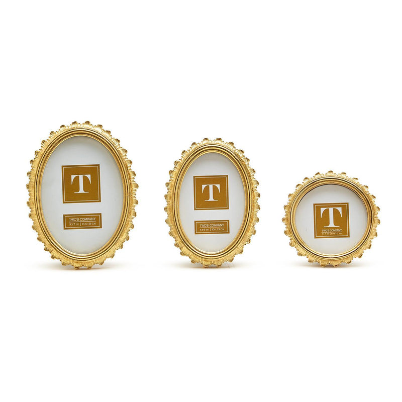 Gold Falcate 4x4 Frame Home Decor Two&