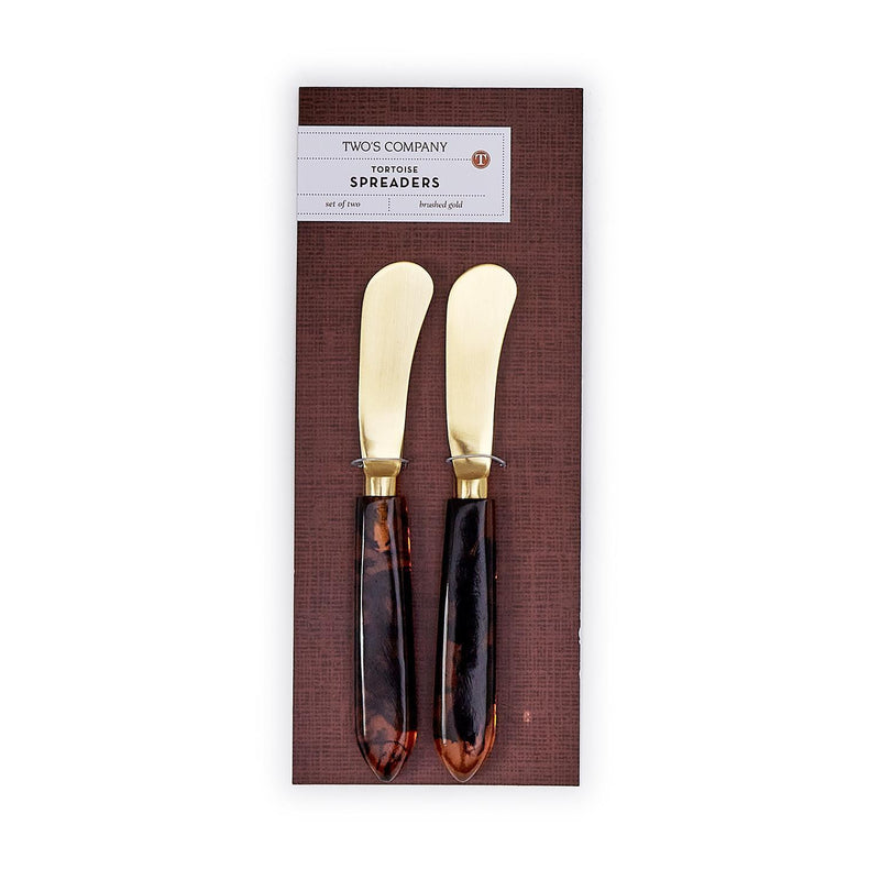 Tortoise Swirl Spreaders | Set of Two Kitchen Accessories Two&