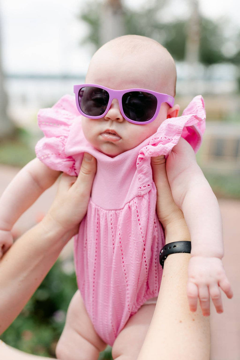 Lil Lilac Navigator Kids Babiators  Sunglasses: 0-2Y / Navigator  Babiators  Paper Skyscraper Gift Shop Charlotte