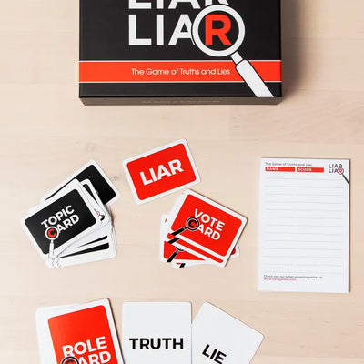 LIAR LIAR: The Family Friendly Game of Truths and Lies  Dyce Games  Paper Skyscraper Gift Shop Charlotte