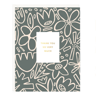 Thank You Garden Card | Boxed Set of 6 Cards Ramona & Ruth  Paper Skyscraper Gift Shop Charlotte