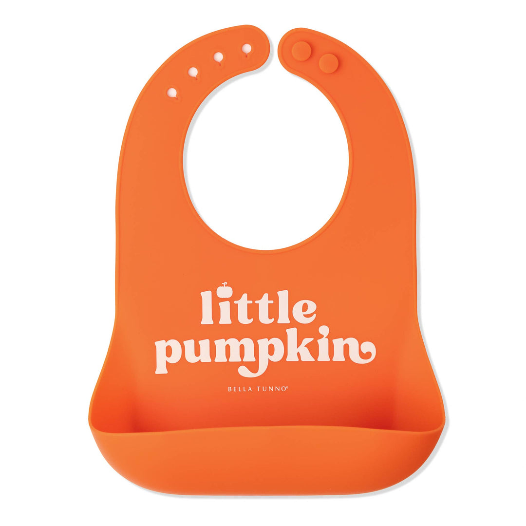 Little Pumpkin Wonder Bib: Brown Baby & Toddler Bella Tunno Paper Skyscraper Gift Shop Charlotte