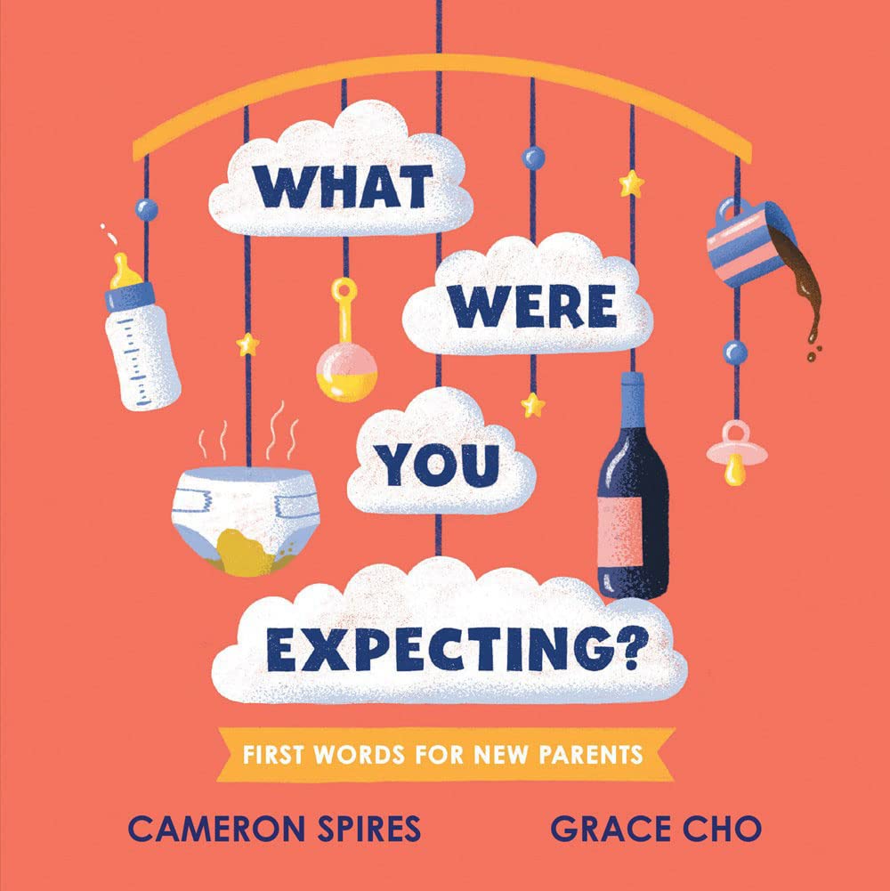 What Were You Expecting?: First Words for New Parents by Cameron Spires | Board Book Books - Nonfiction Hachette Paper Skyscraper Gift Shop Charlotte