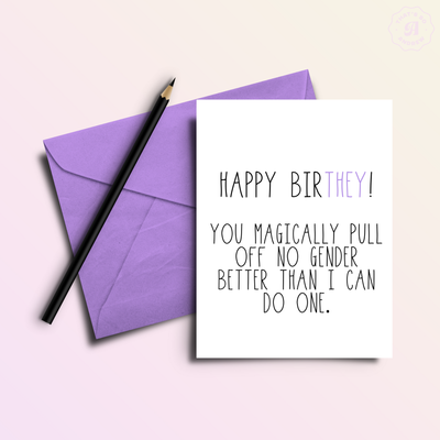 Happy Birthey | LGBTQ + Birthday Card Cards That’s So Andrew  Paper Skyscraper Gift Shop Charlotte